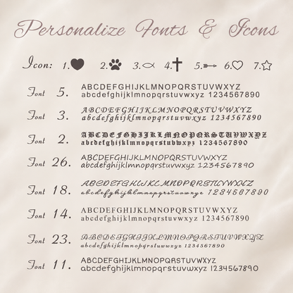 Personalized Birth Flower Necklace