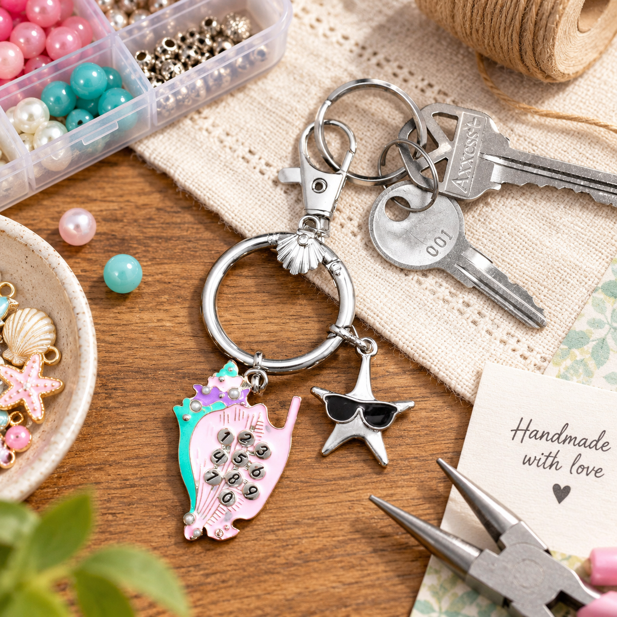 Silver Split Key Rings 10-Pack