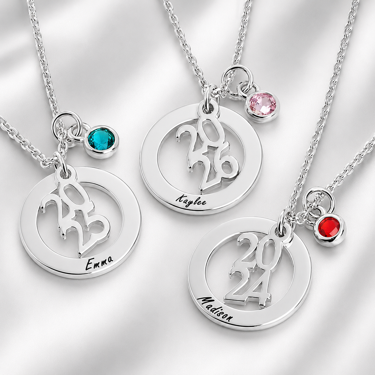 Personalized Graduation Charm Necklace